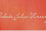 "Color Wash" - Business Cards in Persimmon by 2birdstone - Detail