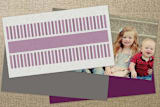 "Modern Art" - Business Cards in Purple by Ana de Sousa - Back of Card Options