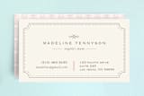 "Mina Beleza" - Business Cards in Carnation by chocomocacino - Front