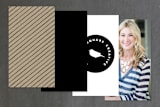 "Hand Krafted" - Business Cards in Kraft by Hooray Creative - Back of Card Options
