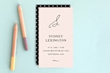 "Estate" - Business Cards in Blush by Kim Dietrich Elam - Front