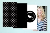 "Estate" - Business Cards in Blush by Kim Dietrich Elam - Back of Card Options