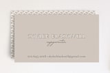 "Two Shades of Color" - Business Cards in Sand by Robin L. Andrews - Front