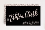 "Name To Remember" - Business Cards in Midnight by Hooray Creative - Front