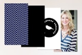 "Skinny Type" - Business Cards in Cotton by Hooray Creative - Back of Card Options