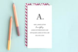 "Initial then Period" - Business Cards in Midnight by SimpleTe Design - Front