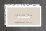 "Crisp Connection" - Business Cards in Sand by amanda cunningham - Front