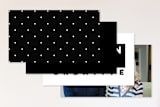"Swiss Dot" - Business Cards in Domino by Olivia Raufman - Back of Card Options