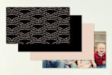 "Gold Glamour" - Business Cards in Blush by Hooray Creative - Back of Card Options