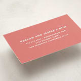 "Funfetti" - Business Cards in Pink Coral by Annie Clark - Detail