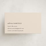 "Impressionist" - Business Cards in Raven by Jessica Yeo - Front