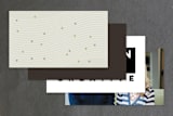 "Initial" - Business Cards in Soft Mint by Jessica Yeo - Back of Card Options