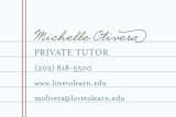 "Love to Learn" - Business Cards in Denim by Jessica Yeo - Detail