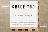 "The Woods" - Business Cards in Birch by June Letters Studio - Front