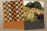 "The Woods" - Business Cards in Birch by June Letters Studio - Back of Card Options