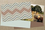 "A Zig Plus A Zag" - Business Cards in Robin's Egg Blue by A.C.R. - Back of Card Options
