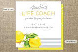"Bittersweet" - Business Cards in Lemon by Paige Rothhaar - Front