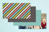 "Blocks of Fun" - Business Cards in Charcoal by Carrie ONeal - Back of Card Options