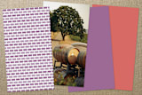 "Bright Numbers" - Business Cards in Cyan by Avie Designs - Back of Card Options
