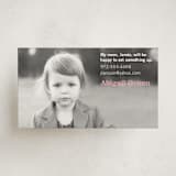 "Call My People" - Business Cards in Magenta by Ann Gardner - Front