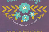 "folksy floral" - Business Cards in Dusty Purple by hannahcloud DESIGN - Detail