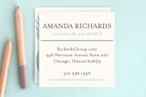"Botanic" - Business Cards in Seafoam by leslie hamer - Front