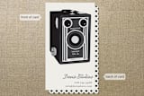 "Brownie" - Business Cards in Graphite by leslie hamer - Front