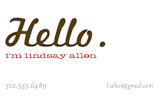 "Call Me" - Business Cards in Cinnamon by leslie hamer - Detail