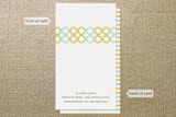 "Colorful Impression" - Business Cards in Seafoam by Robert True of Waui Design - Front