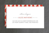 "Ikat Design" - Business Cards in Tomato by SimpleTe Design - Front