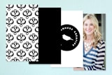 "Initial Love" - Business Cards in Charcoal by SimpleTe Design - Back of Card Options