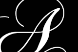 "Initial Love" - Business Cards in Charcoal by SimpleTe Design - Detail