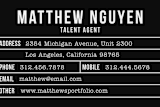 "Just for Entertainment" - Business Cards in Cream by Lehan Veenker - Detail