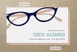 "Specs" - Business Cards in Cream, by leslie hamer - Front