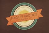 "Vintage Ad" - Business Cards in Orange Zest by Shasta Knight - Detail