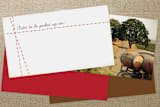 "Baker's Twine" - Business Cards in Cherry by Paige Rothhaar - Back of Card Options