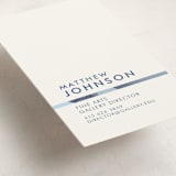 "Gallery Director" - Business Cards in Royal Blue by Andres Montaño - Detail