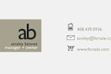 "Monogram Logo" - Business Cards in Mocha by R studio - Detail