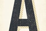 "Initial Note" - Business Cards in Mustard by Heather Francisco - Detail