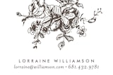 "Gold Sketched" - Business Cards in Charcoal by Phrosné Barwood - Detail