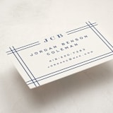 "Modern lines" - Business Cards in Classic Blue by Yuliya Evseeva - Detail
