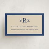 "Theodore" - Business Cards in Navy by Ani Somi - Front