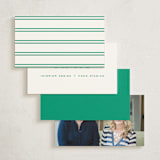 "Keyline Initials" - Business Cards in Shamrock by mo kelley - Back of Card Options