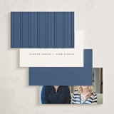 "Letterhead" - Business Cards in Cobalt by Stacey Meacham - Back of Card Options