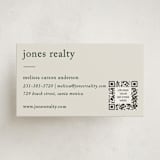 "Editorial" - Business Cards in Forest by Bethan - Front