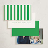 "Bold Initials" - Business Cards in Lawn by mo kelley - Back of Card Options
