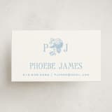 "Chesapeake" - Business Cards in Sky Blue by Megan Davis - Front