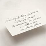 "palazzo" - Business Cards in Soft Black by Benita Crandall - Detail