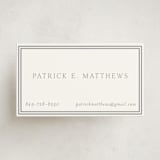 "Frolic" - Business Cards in Slate by Megan Davis - Front