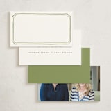 "Handwritten" - Business Cards in Moss by Cass Loh - Back of Card Options